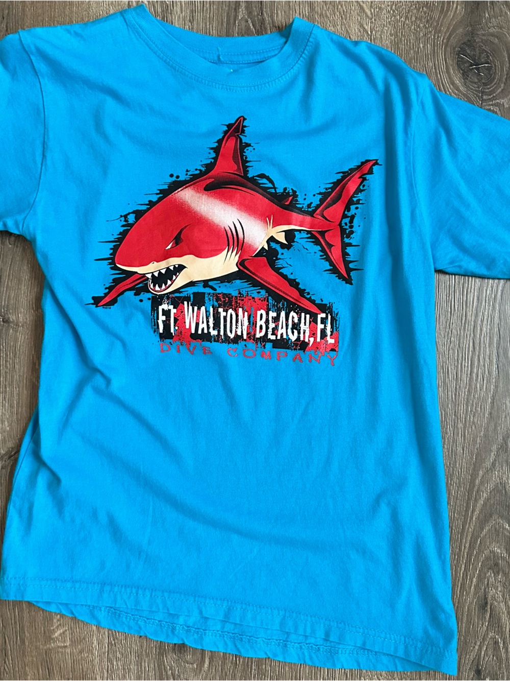 Kids Shark Week Tee Size XL 16/18